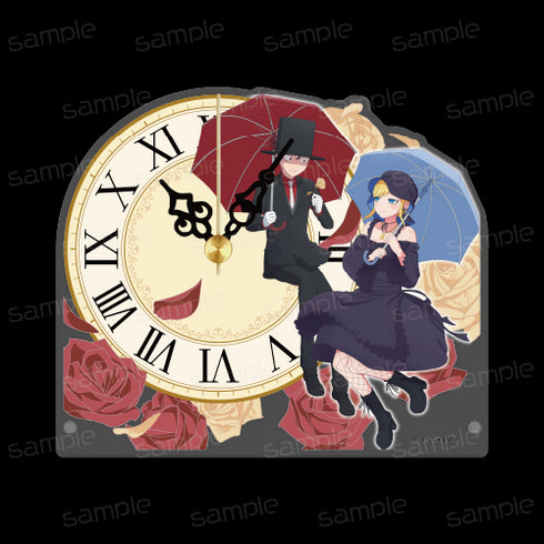 『死神坊ちゃんと黒メイド』アクリル置時計【坊ちゃん&アリス】